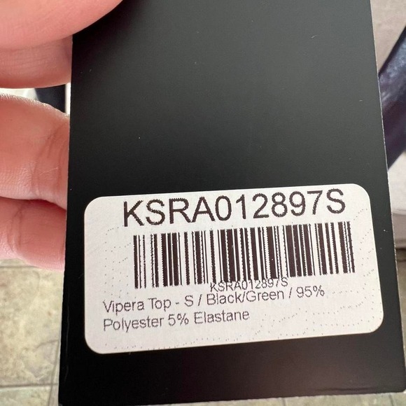 Killstar Vipera top size small green black 2pc goth witchy flare sleeve - Picture 6 of 6